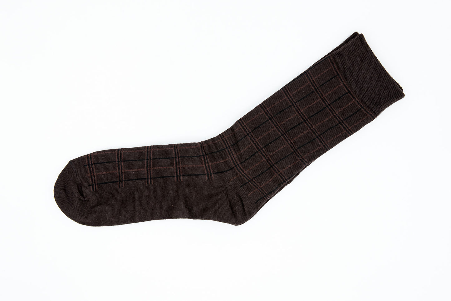 Men Crew Comfort Casual Pure Cotton Brown Socks 6-11 - Pantsnsox
