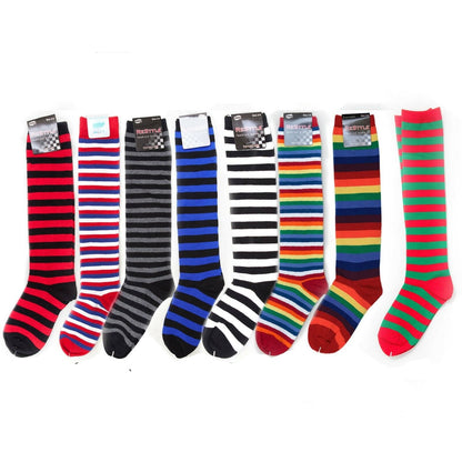 Rainbow Striped Knee High Socks for Kids and Women – Pantsnsox