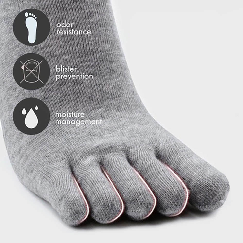 Toe Socks 3 Pack of Set Cotton Ankle Five Finger Socks - Pantsnsox