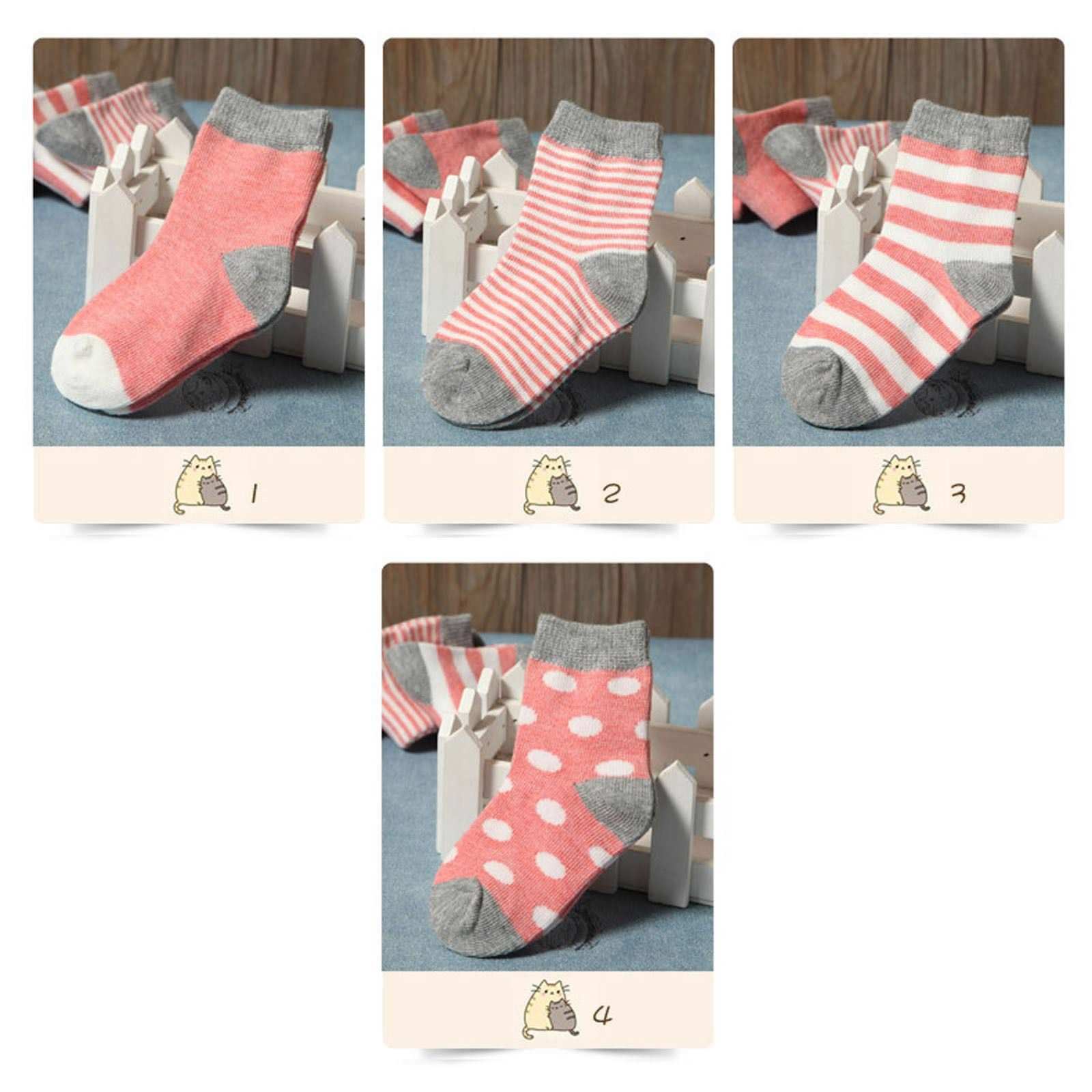 Kids Toddler Infant Cotton Socks Light Pink - Pantsnsox