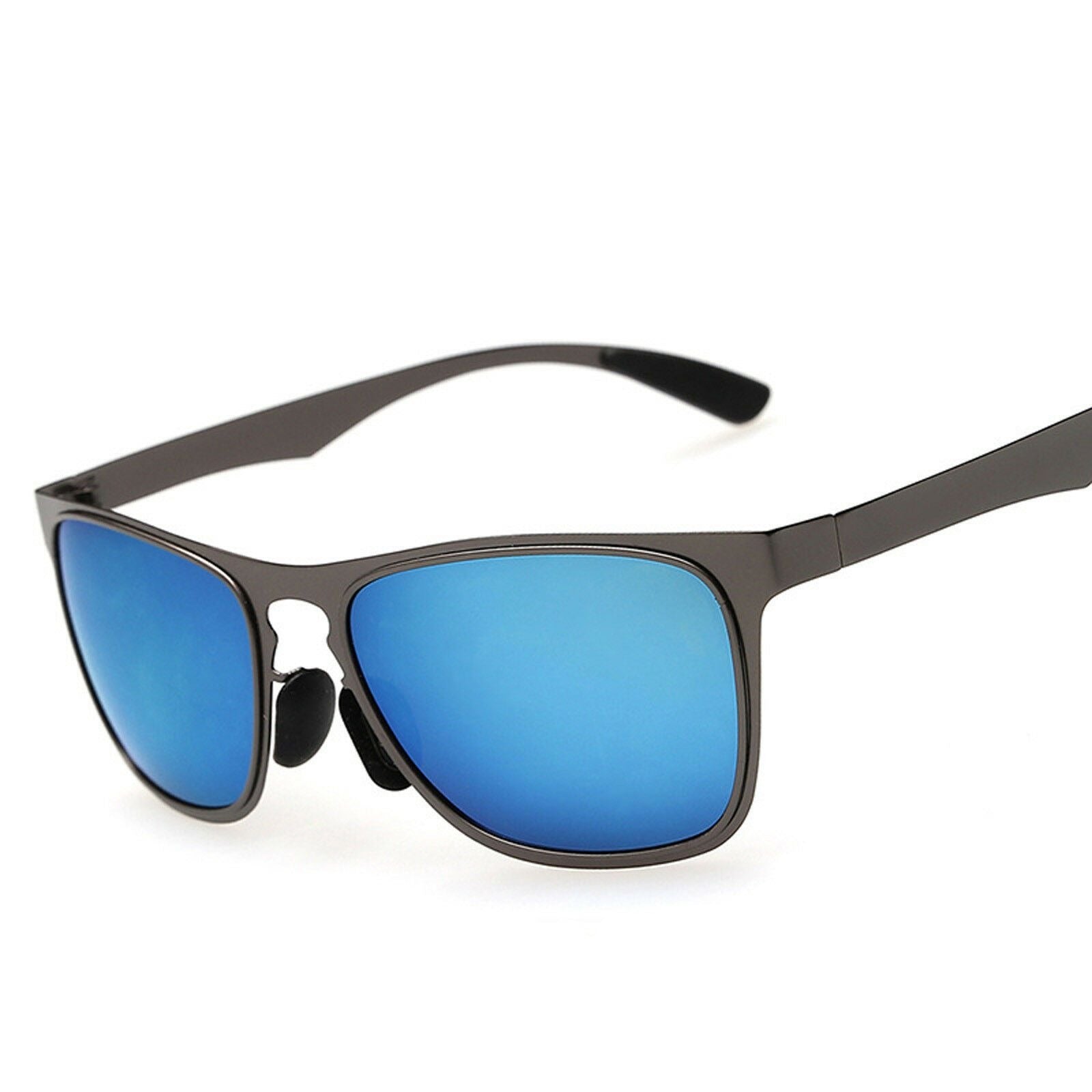 Sunglasses Mens UV400 Driving Outdoor Sports Fashion Eyewear With Hardcase - Pantsnsox