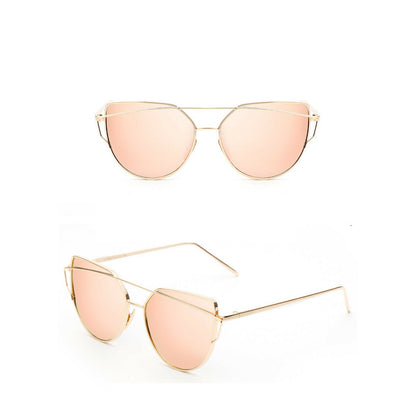 Sunglasses Women UV400 Celebrity Outdoor Casual Fashion Eyewear With Hardcase - Pantsnsox