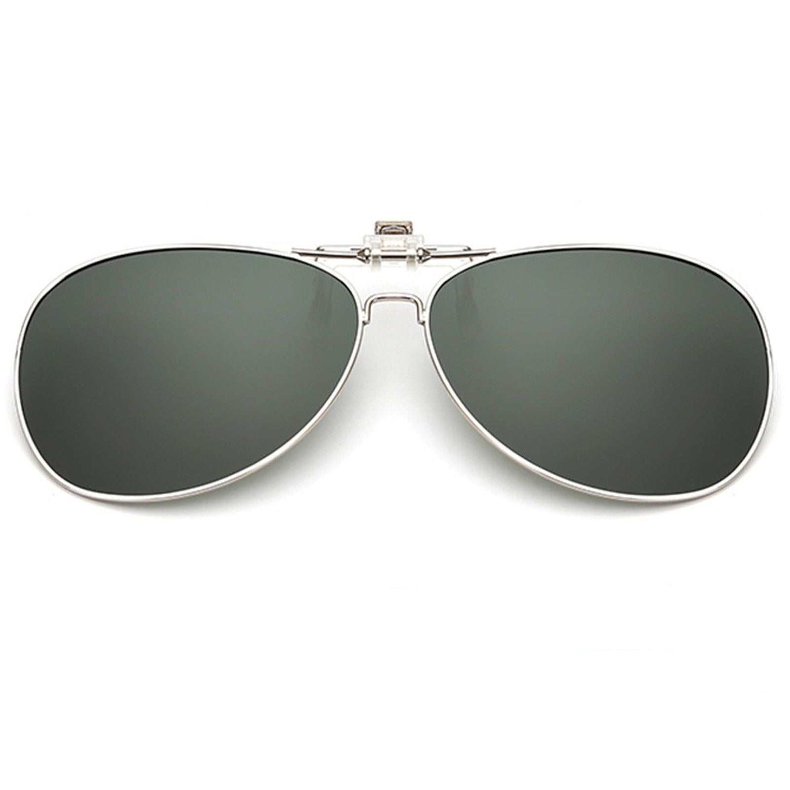 Clip on Flip up Aviator Sunglasses For Mens Womens UV 400 Pantsnsox