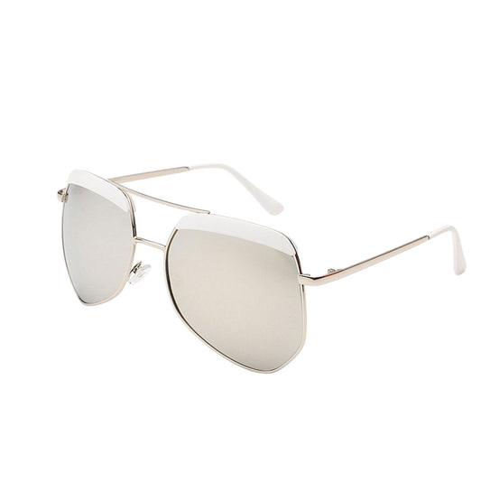 New Arrival UV 400 Protection Unisex Retro Silver Reflect Design Sunglasses - Pantsnsox