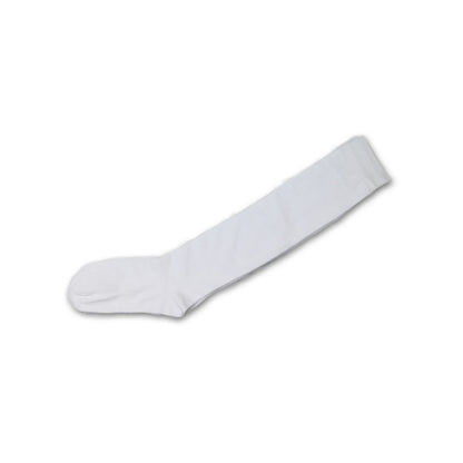 Girls School Knee High Cotton Socks Plain Black White Navy Socks 5-8 9-12 13-3 - Pantsnsox
